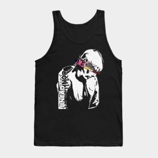 Sinéad O'Connor - Vintage Stencil silhouette Tank Top